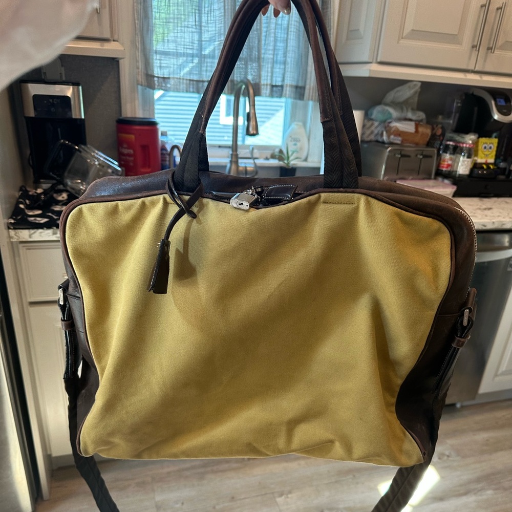 Authenticated Prada Messenger Tote - image 1